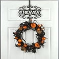 thumbnail image 4 of National Tree Company Halloween Wreath Hanger, Black, Metal, GO AWAY, 17 Inch, 4 of 4