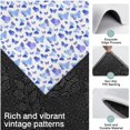 thumbnail image 3 of Light Blue Butterfly Purple Pattern Kitchen Rugs Sets Of 3,Kitchen Runner Rugs Non Skid Washable,Decorative Kitchen Floor Mats for Kitchen,Sink,Laundry,17"x30"+ 17"x47" + 17"x59", 3 of 6