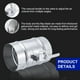 thumbnail image 3 of Damper de retroceso Uxcell con manga, 4 pulgadas, manija de ajuste de damper de ramificación de conducto de aire de metal galvanizado, 3 of 6