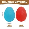 thumbnail image 2 of Pelotas de ejercicio para las manos Uxcell, pelotas de compresión para el estrés para adultos, equipo ocupacional para fortalecer el agarre Amarillo/Azul, 2 of 7