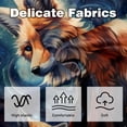 thumbnail image 3 of Starry Animals Velvet Throw Pillows Set of 2 - Decorative Pillows with Unique Patterns for Sofa Couch Bed - Pillow Covers - Available in 16x16, 18x18, 20x20 Inches, 3 of 6