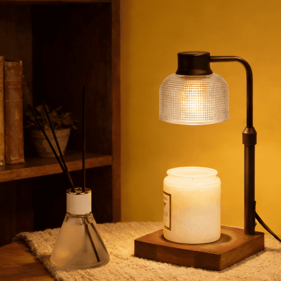 KLL Candle Warmer Lamp with Timer: Home Decor House Warming Gifts for New Home - Birthday Gifts for Women Mothers Day Birthday - Wax Melt Warmer for Jar Candles with 2 Bulbs