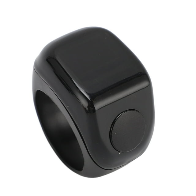 Smart Finger Step Counter, Organic Light Emitting Diode Display Smart Finger Counter for Prayer for Muslim Black,White,Brown,,Green