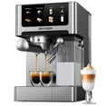 thumbnail image 1 of Máquina de café espresso AIRMSEN 20 bar con espumador de leche 1.8L 1350W, 1 of 8