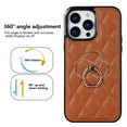 thumbnail image 7 of Case for iPhone 15 Pro Max,Decase PU Leather Shockproof Case Business Vintage Elegant Protective Back Phone Shell With Ring Kickstand Holder,for iPhone 15 Pro Max - brown, 7 of 7