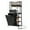 Black, variant on ModFusion 63" 5-Tier Kitchen Bakers Rack with Power Outlet, Microwave Stand & Coffee Bar Organizer
