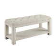 thumbnail image 2 of Linon Clea Upholstered Bench, 2 of 9