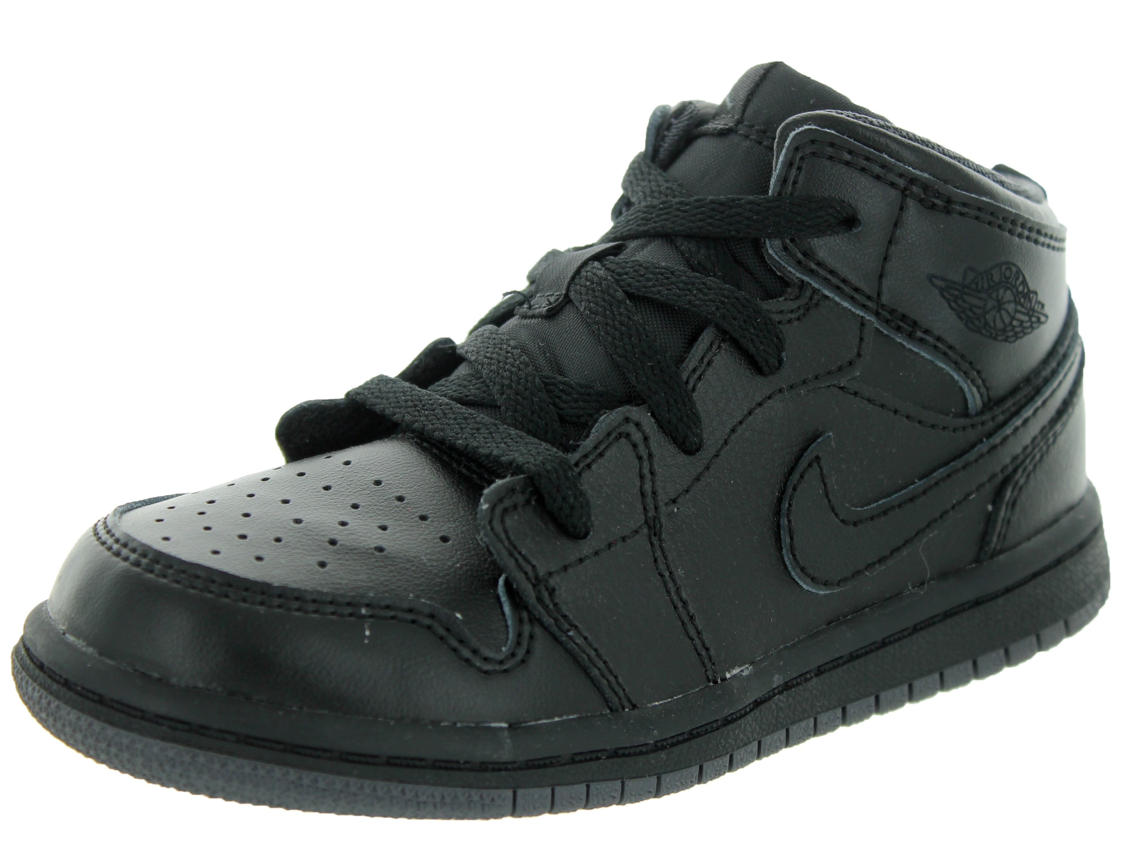 junior black jordans