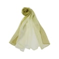 thumbnail image 2 of INSPIRE CHIC Women's Scarf Chiffon Silky Gradient Color Lightweight Long Wrap Shawl Dark Light Olive Green, 2 of 8