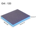 thumbnail image 2 of Bloque de lijado de grano medio 120, tamaño 4.72" x 3.86" x 0.47", paquete de 12, 2 of 5