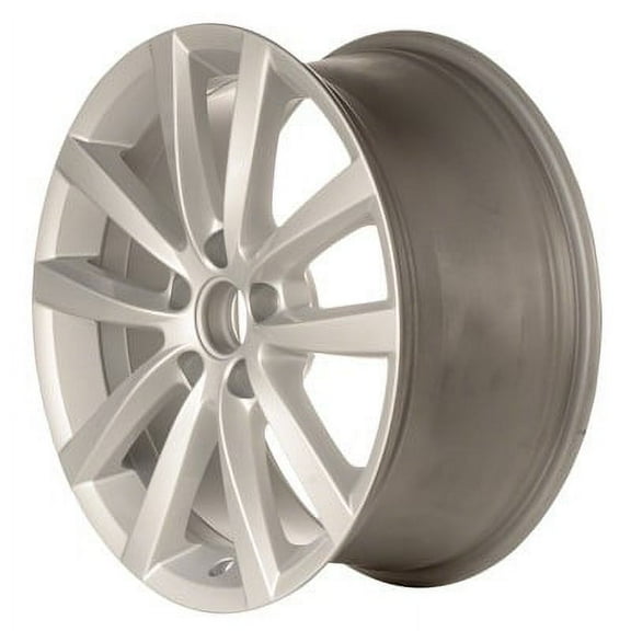 KAI 17 X 7.5 Reconditioned OEM Aluminum Alloy Wheel, All Painted Silver, Fits 2012-2015 Volkswagen EOS