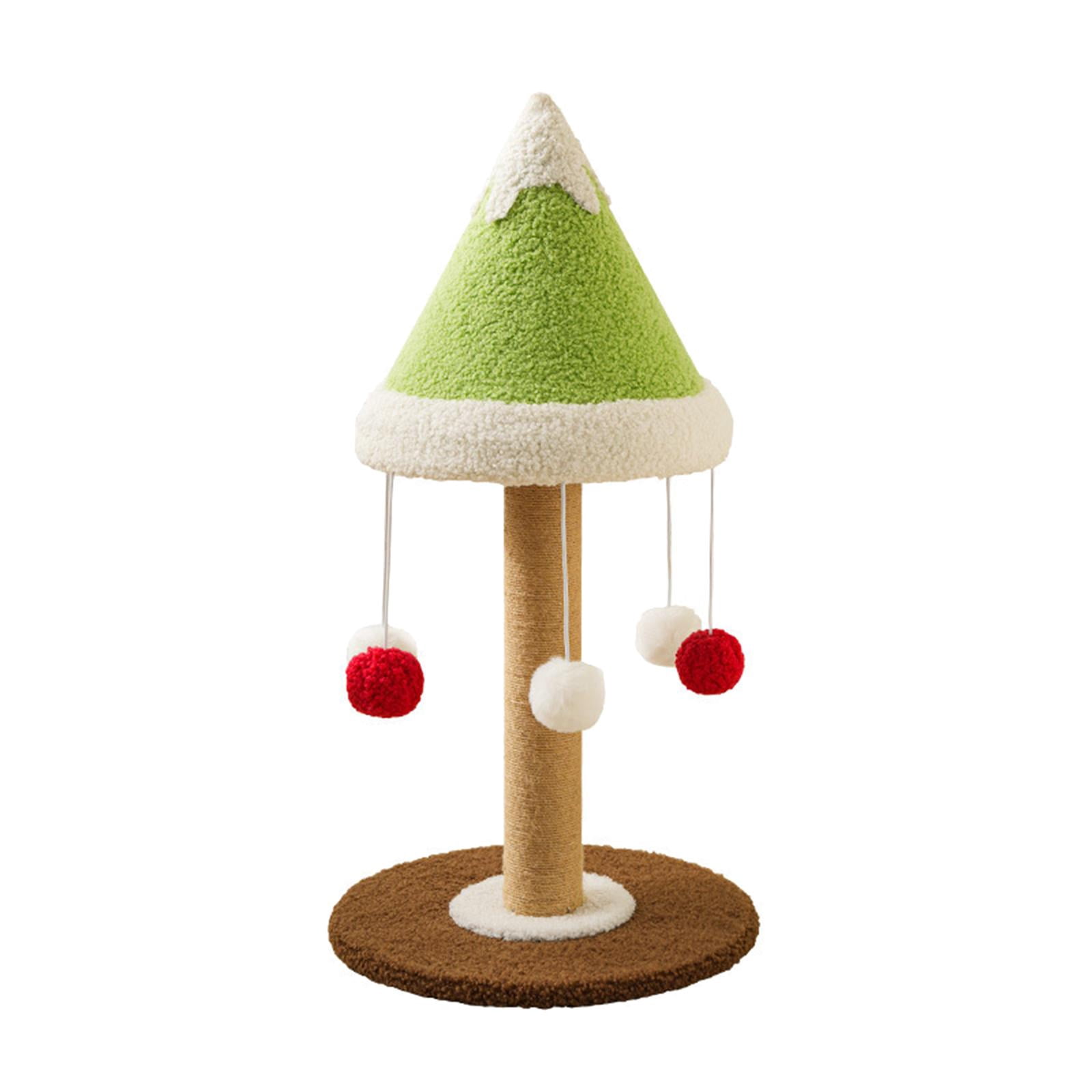 Cat Scratching Post Tree with Sisal Rope Creative Cedar Design for Indoor Cats Home Furniture Protection Playing