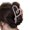 Pink, variant on Women Hair Claw Transparent Matte Texture Heart Shape Hair Clip Back Head Shower Hair Claw Hair Accessories