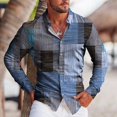 thumbnail image 1 of Nuevas camisas de manga larga de moda para hombres, camisas casuales con estampado de rayas claras, blusas de manga larga con botones para hombres, ropa de alta calidad para hombres, 1 of 6