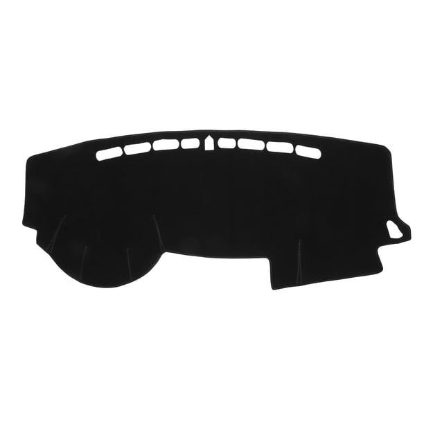 Tapete de tablero antideslizante para consola central de automóvil Unique Bargains para Kia Rio 2011-2014, poliéster negro, 1Pc