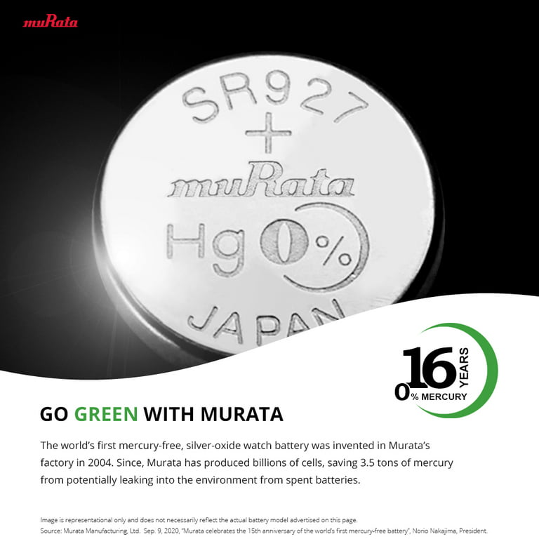 Murata 376 SR626W (10 piece) SR626 V377 Watch Battery USA seller 
