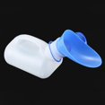 thumbnail image 4 of Botella de orina portátil Botella de orina 1000ml para hombres Mujeres Viajes y campamentos Blanco y azul Blanco Azul, Blanco Azul, 4 of 5