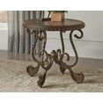 Signature Design by Ashley Traditional Rafferty End Table Dark Brown