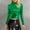Green, variant on Alitao Going Out Tops Long Sleeve Shirts Metallic Liquid Mock Neck Turtleneck Crop Top Long Sleeve/Sleeveless Tank Top T Shirt Crop Tops Fall Outfits Black S
