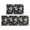 Game Controller Black Pattern-3, variant on Game Controller Black Pattern Anti Fatigue Kitchen Rugs Set Of 2, Non Slip Washable Decorative Floor Mats for Kitchen Sink Laundry, 17"x30" and 17"x47"