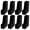 Black, variant on YBM Home Vertical File Bins Organizer Open Front Design for Easy Access to Files, Documents, and Magazines, 1260-1, Medium