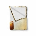 thumbnail image 2 of Bicycle Soft Flannel Fleece Blanket, Classic Retro Style Bike in Sepia Tones Romantic Sunset Rural View Picture, Cozy Plush for Indoor and Outdoor Use, 70" x 90", Red Orange Yellow, by Ambesonne, 2 of 6