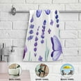 thumbnail image 6 of SKYSONIC Lavender Soft Hand Towels 2-Piece,14.4" x 28.3" Absorbent Bath Towel Decorative Fingertip Towels for Bathroom Gym Spa Hotel Beach Swimming Pool, 6 of 7