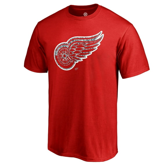 Men's Red Detroit Red Wings Static Logo T-Shirt