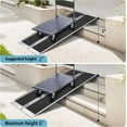thumbnail image 3 of 2FT Ramp Wheelchair Ramp for Home, Non-Skid Aluminum Portable Wheelchair Ramps, 800 LBS Capacity Handicap Ramp for Steps, Doorway, Homes, Threshold, Entry, Stairs, 3 of 7