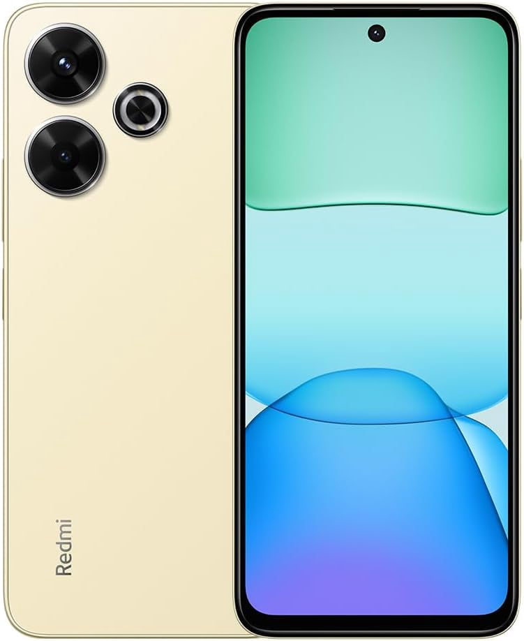 Xiaomi Redmi 13 (24049RN28L), 256GB 8GB RAM, Dual SIM, Factory Unlocked GSM, International Version - (Sand Gold)