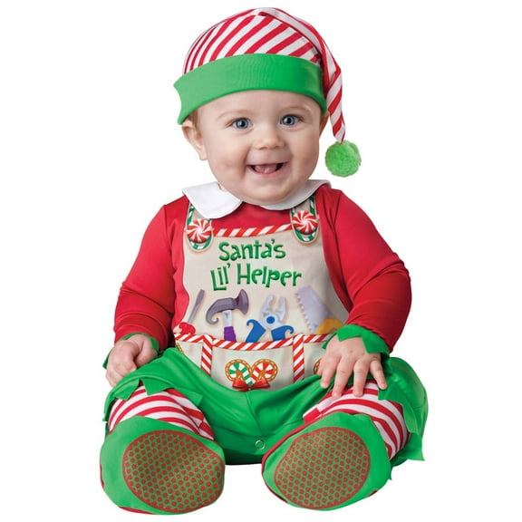 Incharacter Santa's Lil' Helper Infant Costume: 12-18 Months Unisex