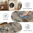 thumbnail image 5 of Washable Kitchen Runner Rug 60" x 22", Modern Abstract Textured Area Rug, Neutral Soft Low Profile Non Slip Kitchen Runner Rug for Kitchen, Hallway & Laundry Room, 5 of 6