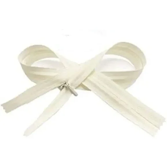 YKK® - #3 Coil Invisible Zipper Closed Bottom 3pcs (30", Off White)
