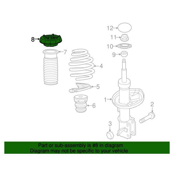 GM 95022484 Mount Asm-Frt Susp Strut
