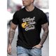 thumbnail image 1 of [Casual Style] Men's "Without Bass, There's No Band" Graphic Tee - 100% Cotton, Breathable & Comfortable, Casual Round Neck T-Shirt with Bass Guitar Print, All-Season Wear, Machine Washable, 1 of 5