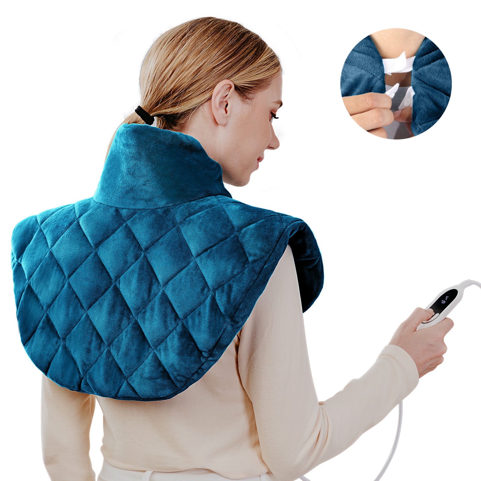 Heating Pad for Neck and Shoulders Relief, Haimmy 20" x 16" Electric