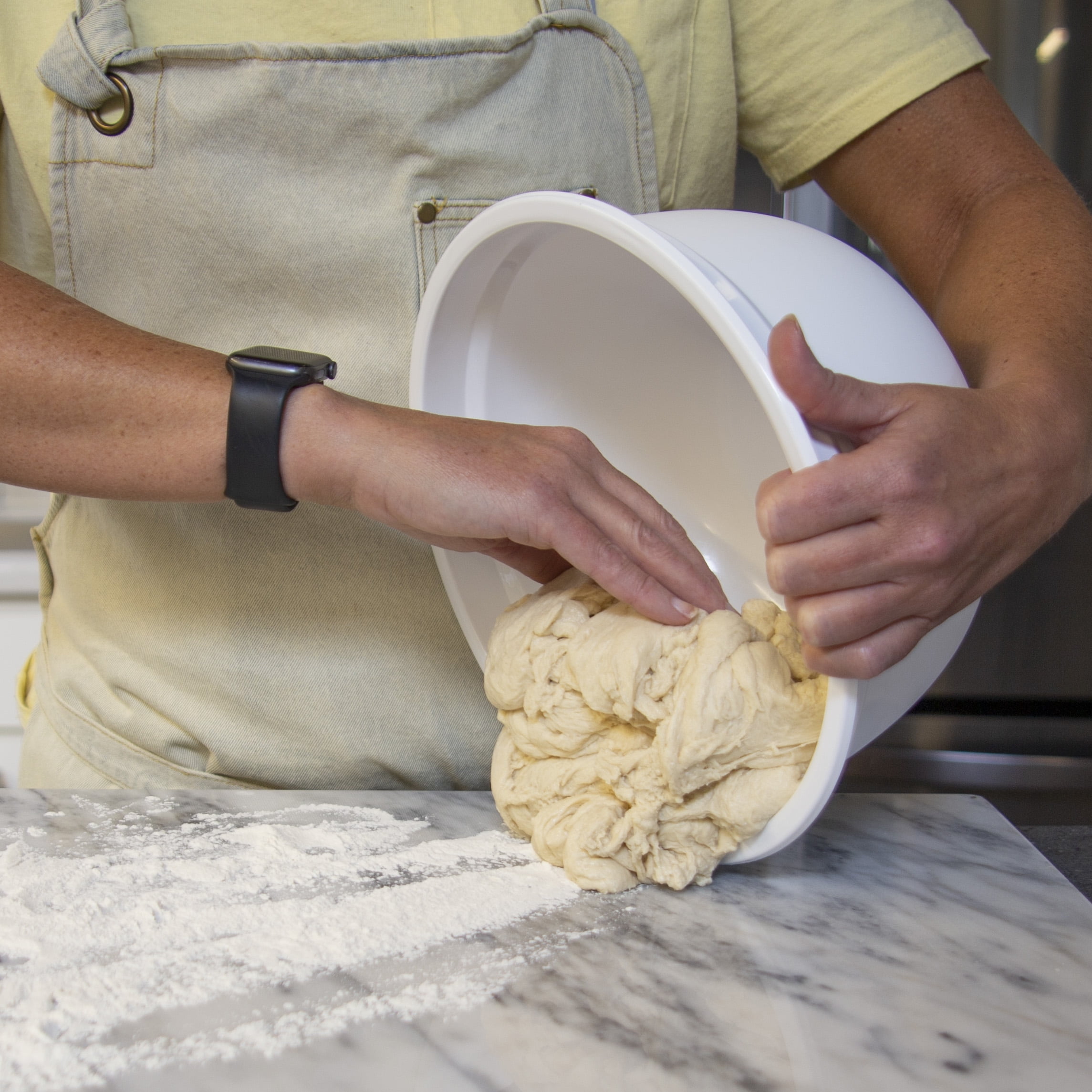 Mainstays 6 Quart Mixing Bowl Polypropylene White