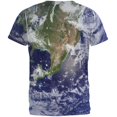 thumbnail image 2 of T-Shirt pour Adulte à Motif Intégral de Planète Terre du Système Solaire, 2 of 2