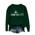 thumbnail image 6 of ShiShine Merry Christmas Fall Sweatshirt for Women Funny Xmas Shirt Long Sleeve Crewneck Pullover Tops, 6 of 6