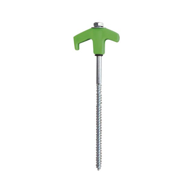 CUITING 8” Screw in Tent Stakes 12PCS - Ground Anchors Screw in Screw in Tent Stakes Heavy Duty Galvanized - Tent Pegs Camping Stakes Metal Threaded Tent Spikes with Hex Head Driver