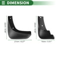 thumbnail image 3 of Guardabarros de barro únicos para Nissan NOTE 2014-2017 con accesorios de montaje, 3 of 6