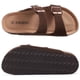 thumbnail image 3 of Nuevas zapatillas de corcho de moda para mujeres y hombres, sandalias planas de gamuza de cuero, sandalias de playa de verano para parejas con hebilla ajustable, 3 of 6