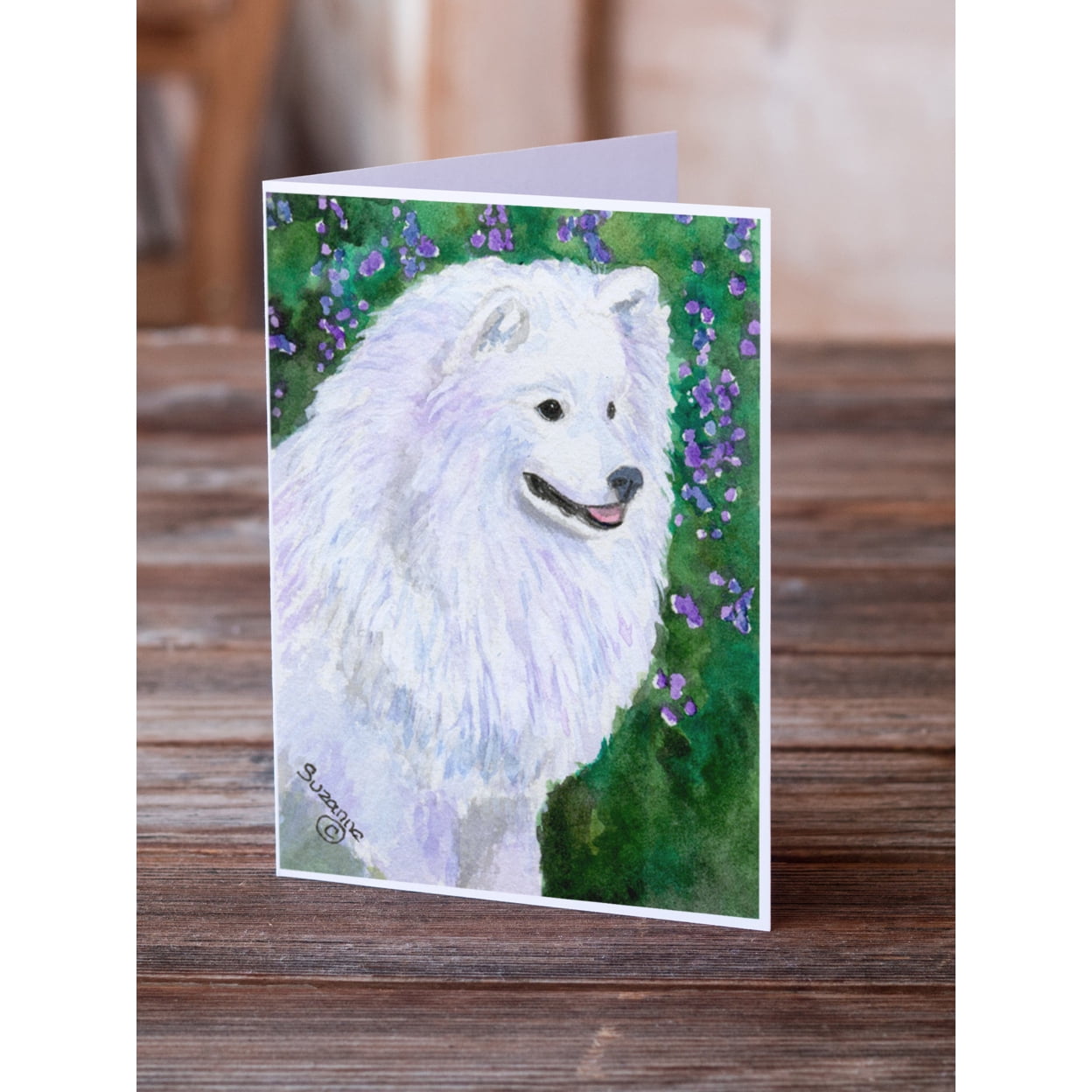 American Eskimo Greeting Cards and Envelopes Pack of 8