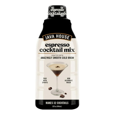 Java House Cold Brew Espresso Cocktail Mix, Ready to Use Liquid Coffee Concentrate– 32 fl oz (makes 32 cocktails)