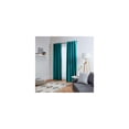 thumbnail image 2 of good-quality Velvet Grommet Curtains - Turquoise Patterned Window Panels, 120x108 Inch Decor, 2 of 3