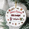 thumbnail image 2 of Santa's Favorite Nsa Analyst Ceramic Ornament, Custom Christmas Ornament, Christmas 2025 Tree Decoration, Gift for Family, Friends & Coworkers, 2 of 5