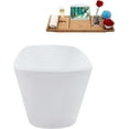 thumbnail image 3 of 59'' Streamline N3640BL Freestanding Tub and Tray With Internal Drain, 3 of 7