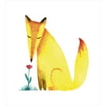 thumbnail image 3 of Animal Duvet Cover Sets, Cartoon Little Fox Sniffing a Flower on Plain Background, Bedding Set with 2 Duvet Covers & 2 Pillowcases, 2 Pack Twin Size, Pastel Yellow Dark Pink, by Ambesonne, 3 of 4