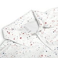 thumbnail image 6 of White USA Splatter Polo Shirt for Men Women American Golf Shirt Short, 6 of 7