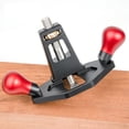 thumbnail image 2 of Amdohai Woodworking Bottom Cleaning Planer CNC Maching Anodized Processing Planer with Brass Nut Depth Adjustment Function, 2 of 7